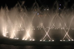 The Dubai fountains